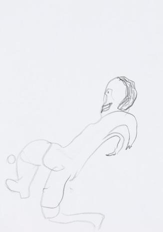 Kurt Hüpfner, Ohne Titel, um 2005, Bleistift auf Papier, 29,7 × 21 cm, Privatbesitz, Wien