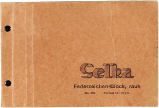 Alfred Wickenburg, Skizzenbuch Selka-Federzeichen-Block, No. 659, 1938/1942, Bleistift, Kohle,  ...