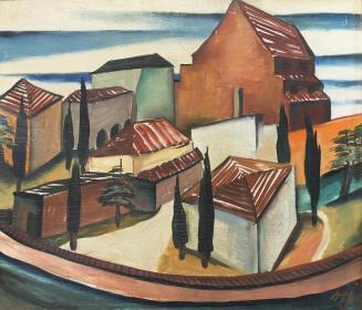 Otto Rudolf Schatz, Torcello, 1930, Öl auf Holz, 65 × 77 cm, Privatbesitz
