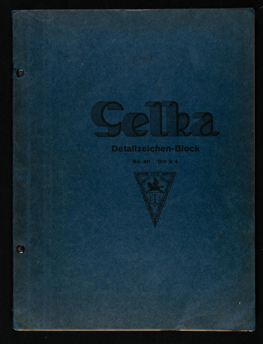 Alfred Wickenburg, Selka Detailzeichen-Block No. 411, 1940, Rötel, braune Kreide und Bleistift  ...