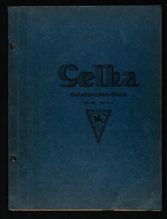 Alfred Wickenburg, Selka Detailzeichen-Block No. 411, 1940, Rötel, braune Kreide und Bleistift  ...