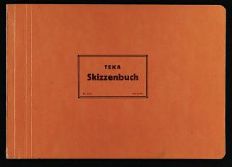 Alfred Wickenburg, TEKA Skizzenbuch Nr. 1272, um 1945, Graphit, Bleistift und Kohle auf Papier, ...
