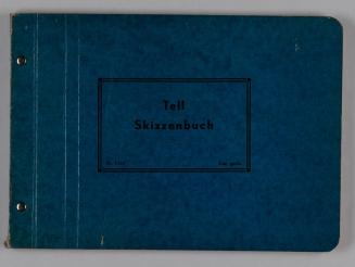 Alfred Wickenburg, Tell Skizzenbuch Nr. 1169, 1946/1952, Bleistift und Kohle auf Transparentpap ...