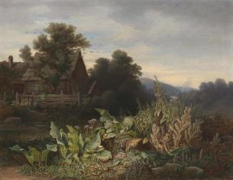 Tina Blau, Am Bache, 1867, Öl auf Leinwand, Privatbesitz