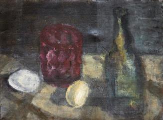 Georg Eisler, Kleines Stillleben, 1960, Öl auf Leinwand, 30 × 40 cm, Verbleib unbekannt
