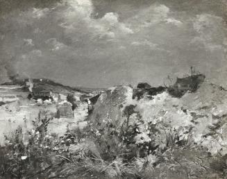Tina Blau, Türkenschanze, um 1911/1916, Öl auf Holz, 32 × 41 cm, unbekannter Verbleib