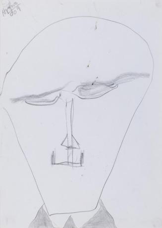 Kurt Hüpfner, Ohne Titel, 2009, Bleistift auf Papier, kaschiert auf Karton, 29,8 × 21 cm, Priva ...
