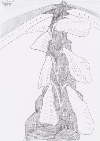 Kurt Hüpfner, Ohne Titel, 2000, Bleistift auf Papier, kaschiert auf Karton, 29,7 × 21 cm, Priva ...