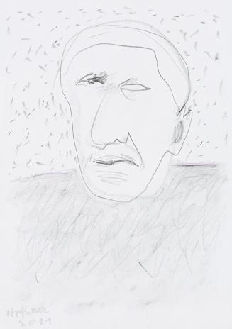 Kurt Hüpfner, Ohne Titel, 2011, Bleistift und Buntstift auf Papier, 29,7 × 21 cm, Privatbesitz, ...