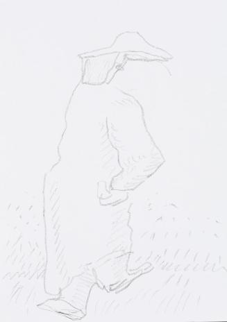 Kurt Hüpfner, Ohne Titel, um 2010, Bleistift auf Papier, 29,7 × 21 cm, Privatbesitz, Wien