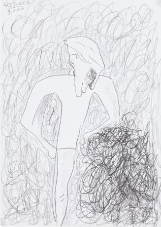 Kurt Hüpfner, Ohne Titel, 2000, Bleistift auf Papier, 29,7 × 21 cm, Privatbesitz, Wien, Inv.-Nr ...