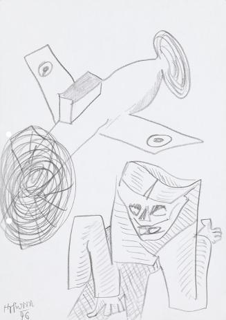 Kurt Hüpfner, Ohne Titel, 1996, Bleistift auf Papier, 29,7 × 21 cm, Privatbesitz, Wien, Inv.-Nr ...