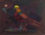 Alfred Wickenburg, Goldfasan, 1911/1913, Öl auf Leinwand, 49 x 63,5 cm, Belvedere, Wien, Inv.-N ...