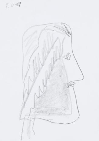 Kurt Hüpfner, Ohne Titel, 2011, Bleistift auf Papier, 29,7 × 21 cm, Privatbesitz, Wien