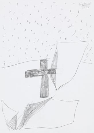 Kurt Hüpfner, Ohne Titel, 2000, Bleistift auf Papier, 29,7 × 21 cm, Privatbesitz, Wien