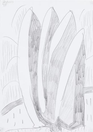 Kurt Hüpfner, Ohne Titel, 1999, Bleistift auf Papier, 29,7 × 21 cm, Privatbesitz, Wien