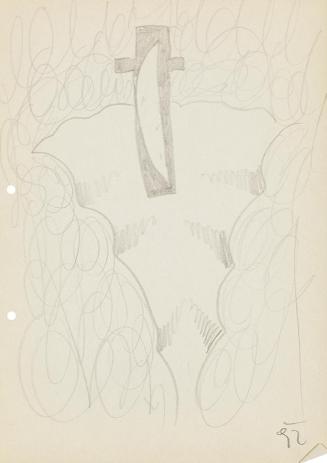 Kurt Hüpfner, Ohne Titel, 1992, Bleistift auf ungebleichtem Papier, 29,7 × 21 cm, Privatbesitz, ...