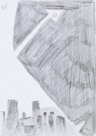 Kurt Hüpfner, Ohne Titel, 2008, Bleistift auf Papier, 29,7 × 21 cm, Privatbesitz, Wien