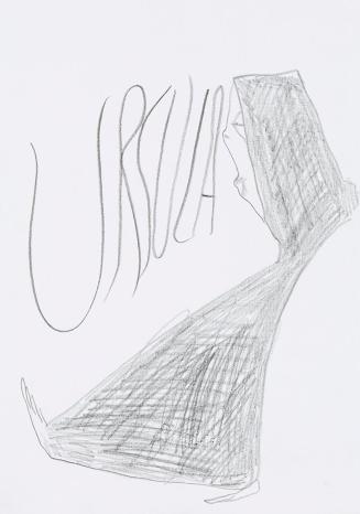 Kurt Hüpfner, Ursula, um 2005, Bleistift auf Papier, 29,7 × 21 cm, Privatbesitz, Wien