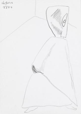 Kurt Hüpfner, Ohne Titel, 2001, Bleistift auf Papier, 29,7 × 21 cm, Privatbesitz, Wien