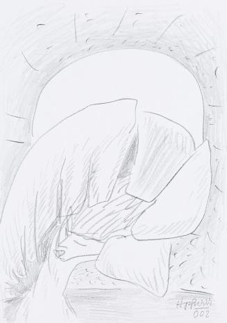 Kurt Hüpfner, Ohne Titel, 2002, Bleistift auf Papier, 29,7 × 21 cm, Privatbesitz, Wien