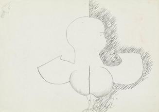 Kurt Hüpfner, Ohne Titel, um 1961, Bleistift und Tusche auf ungebleichtem Papier, 21 × 29,7 cm, ...
