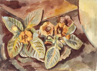 Alfred Wickenburg, Gloxinien, 1936, Aquarell auf Papier, Blattmaße: 54,3 × 79,3 cm, Privatbesit ...