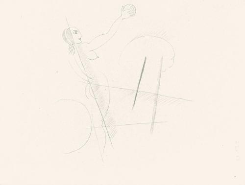 Alfred Wickenburg, Weiblicher Akt, 1920/1925, Bleistift auf Papier, Blattmaße: 24 × 31,5 cm, Le ...