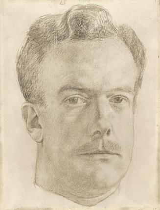 Alfred Wickenburg, Porträtskizze Alfred Wickenburg, um 1926, Bleistift auf Papier, Blattmaße: 1 ...