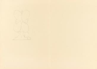 Alfred Wickenburg, Studie eines Ornaments, um 1939, Bleistift auf Papier, Blattmaße: 20,7 × 29, ...