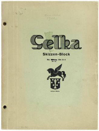 Alfred Wickenburg, Selka Skizzen-Block No. 221: Graz Circus, 1942 (Nr. 44), 1942, Rötel, Bleist ...