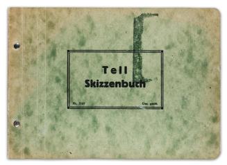 Alfred Wickenburg, Tell Skizzenbuch Nr. 1169 (Nr. 21), 1950, Kohle auf Transparentpapier, 15 ×  ...