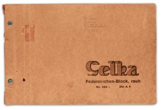 Alfred Wickenburg, Selka Federzeichen-Block, rauh, No. 660 1/2: Wien, Graz, Kitzbühel, 1942 (Nr ...