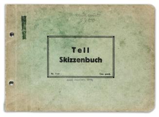 Alfred Wickenburg, Tell Skizzenbuch Nr. 1169: Müllerwirt 1950 (Nr. 19), 1950, Kohle auf Papier, ...