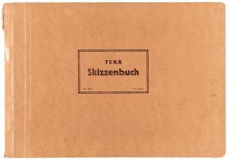 Alfred Wickenburg, TEKA Skizzenbuch Nr. 1272 (Nr. 37), 1953, Kohle und Graphit auf Papier, 29,9 ...