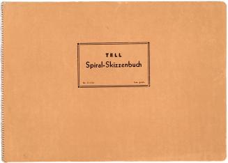 Alfred Wickenburg, Tell Spiral-Skizzenbuch Nr. S 1272 (Nr. 38), 1955/1960, Graphit und Kohle au ...