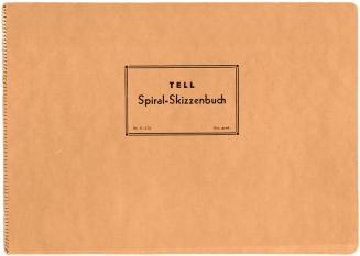Alfred Wickenburg, Tell Spiral-Skizzenbuch Nr. S 1272 (Nr. 39), 1939/1944, Graphit und braune K ...