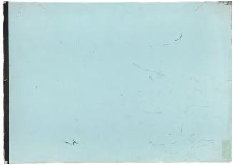 Alfred Wickenburg, Blauer Skizzenblock (Nr. 47), um 1973, Schwarzer Filzstift auf Papier, 42 ×  ...