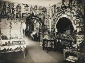 Otto Rudolf Schatz, Weihnachtsmarkt Wiener Künstler, 1924, Wandmalerei, zerstört