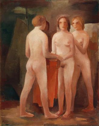 Otto Rudolf Schatz, Komposisiton, 1931, Öl auf Leinwand, 177 × 140 cm, Unbekannter Besitz