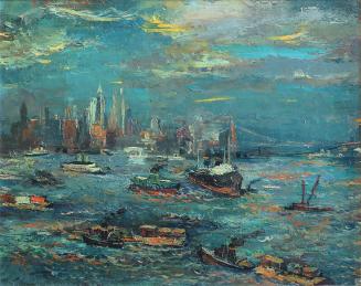 Otto Rudolf Schatz, New York, um 1952, Öl auf Leinwand, 45,5 × 54,5 cm, Privatbesitz