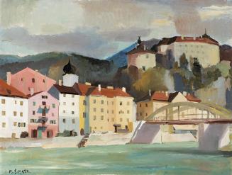 Otto Rudolf Schatz, Kufstein, um 1933, Öl auf Leinwand, 61 × 80,5 cm, Privatsammlung, Wien
