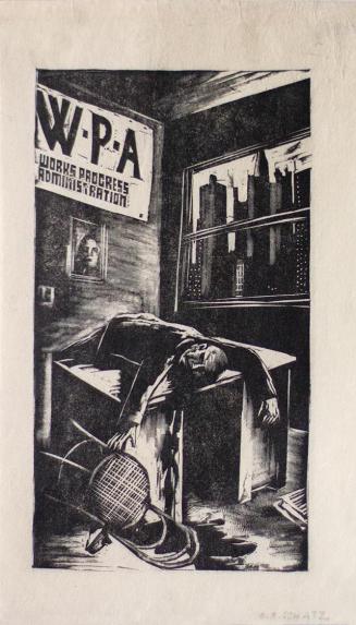Otto Rudolf Schatz, Works Progress Administration, 1937, Xylografie, Blattmaße: 21,8 × 13 cm, P ...