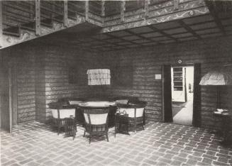 Otto Rudolf Schatz, Dekorative Wandmalerei für die Halle eines Landhauses, 1924, Wandmalerei, z ...