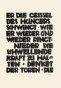 Otto Rudolf Schatz, Buchgestaltung: Ernst Preczang: Stimme der Arbeit, 1926 / 1928 [1991], Buch ...