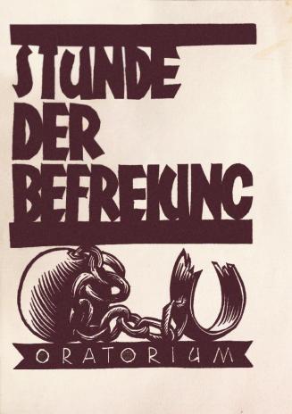 Otto Rudolf Schatz, Stunde der Befreiung, 1927, Holzschnitt, 26,7 × 18,2 cm, Privatbesitz