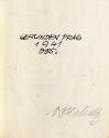 Otto Rudolf Schatz, Buchgestaltung: 25 Holzschnitte von Otto Rudolf Schatz, 1930 / 1941, Einban ...