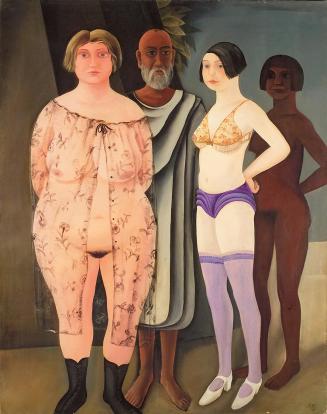 Otto Rudolf Schatz, Artisten, 1930, Öl auf Leinwand, 187 × 148 cm, Sammlung Leopold, Wien, Inv. ...