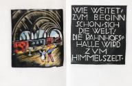 Otto Rudolf Schatz, Max Roden: Reise um die Welt, 1927, Blockbuch, aquarelliert, 12,5 × 10 cm,  ...