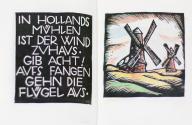 Otto Rudolf Schatz, Max Roden: Reise um die Welt, 1927, Blockbuch, aquarelliert, 12,5 × 10 cm,  ...